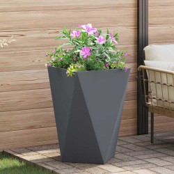 Jardinière 2 pcs Anthracite 50 x 50 x 75 cm Acier 554337554337