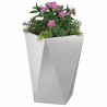 Jardinière 2 pcs Argent 50 x 50 x 75 cm Acier inoxydable 554340554340