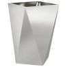 Jardinière 2 pcs Argent 50 x 50 x 75 cm Acier inoxydable 554340554340