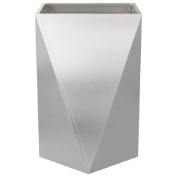 Jardinière 2 pcs Argent 50 x 50 x 75 cm Acier inoxydable 554340554340