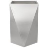 Jardinière 2 pcs Argent 50 x 50 x 75 cm Acier inoxydable 554340554340