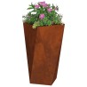 Jardinière 2 pcs Rouillé 40 x 40 x 75 cm 554341554341