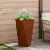 Jardinière 2 pcs Rouillé 40 x 40 x 75 cm 554341554341