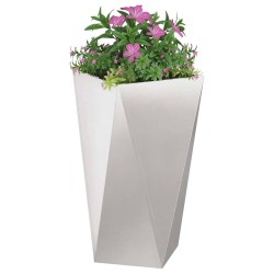 Jardinière Argent 40 x 40 x 75 cm Acier inoxydable 554342554342