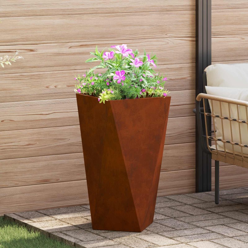 Jardinière Rouillé 40 x 40 x 75 cm 554343554343
