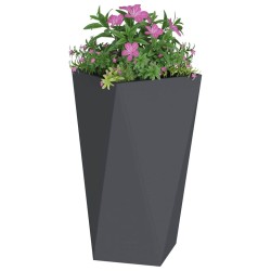 Jardinière Anthracite 40 x 40 x 75 cm Acier 554344554344