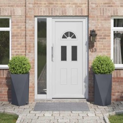 Jardinière 2 pcs Anthracite 40 x 40 x 75 cm Acier 554345554345