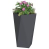 Jardinière 2 pcs Anthracite 40 x 40 x 75 cm Acier 554345554345