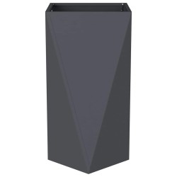Jardinière 2 pcs Anthracite 40 x 40 x 75 cm Acier 554345554345