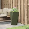 Jardinière Vert olive 40 x 40 x 75 cm Acier 554346554346