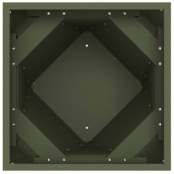Jardinière Vert olive 40 x 40 x 75 cm Acier 554346554346