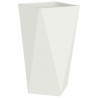 Jardinière Blanc 40 x 40 x 75 cm Acier 554356554356