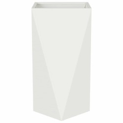 Jardinière Blanc 40 x 40 x 75 cm Acier 554356554356