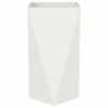 Jardinière Blanc 40 x 40 x 75 cm Acier 554356554356