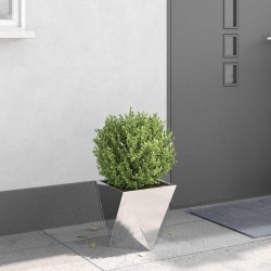 Jardinière Argent 30 x 30 x 30 cm Acier inoxydable 554365554365