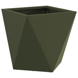 Jardinière Vert olive 30 x 30 x 30 cm Acier 554366554366