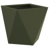 Jardinière Vert olive 30 x 30 x 30 cm Acier 554366554366