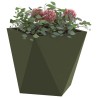 Jardinière Vert olive 30 x 30 x 30 cm Acier 554366554366