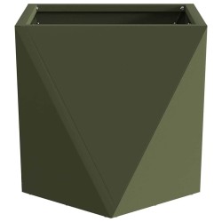 Jardinière Vert olive 30 x 30 x 30 cm Acier 554366554366