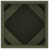 Jardinière Vert olive 30 x 30 x 30 cm Acier 554366554366
