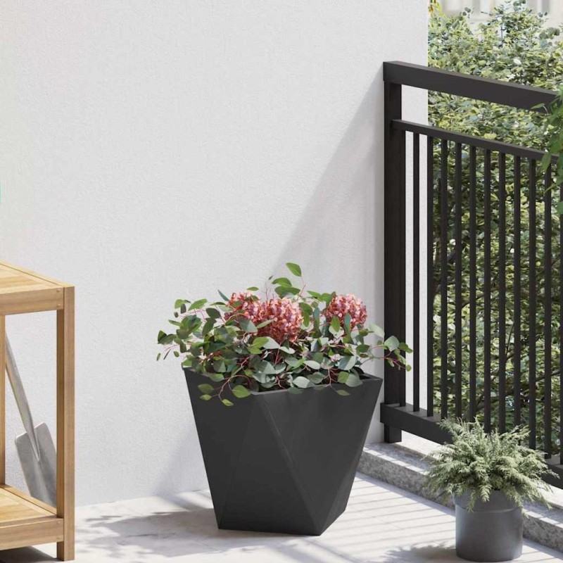 Jardinière Noir 30 x 30 x 30 cm Acier 554368554368