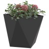 Jardinière 2 pcs Noir 30 x 30 x 30 cm Acier 554369554369