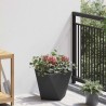 Jardinière 2 pcs Noir 30 x 30 x 30 cm Acier 554369554369