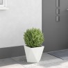 Jardinière Blanc 30 x 30 x 30 cm Acier 554371554371