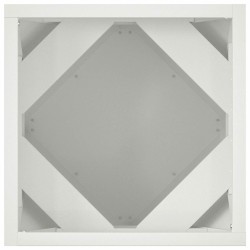 Jardinière Blanc 30 x 30 x 30 cm Acier 554371554371
