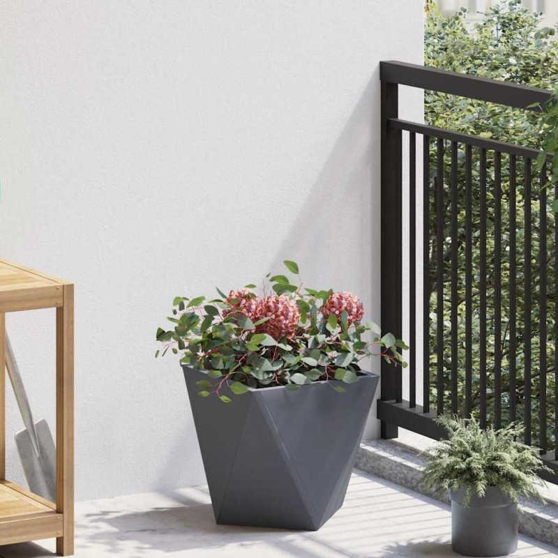Jardinière Anthracite 30 x 30 x 30 cm Acier 554372554372