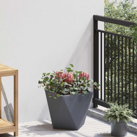Jardinière Anthracite 30 x 30 x 30 cm Acier 554372554372