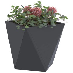 Jardinière Anthracite 30 x 30 x 30 cm Acier 554372554372