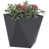 Jardinière Anthracite 30 x 30 x 30 cm Acier 554372554372