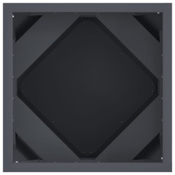 Jardinière Anthracite 30 x 30 x 30 cm Acier 554372554372