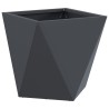 Jardinière 2 pcs Anthracite 30 x 30 x 30 cm Acier 554373554373