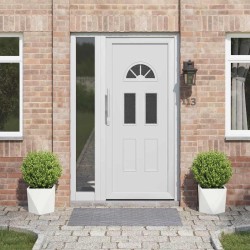 Jardinière 2 pcs Blanc 30 x 30 x 30 cm Acier 554374554374