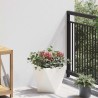 Jardinière 2 pcs Blanc 30 x 30 x 30 cm Acier 554374554374