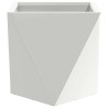Jardinière 2 pcs Blanc 30 x 30 x 30 cm Acier 554374554374
