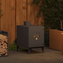 Réchaud de Camping Noir 35 x 50 x 60 cm Acier laminé à froid 554375554375