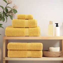 Serviettes de bain de qualité supérieure SOLUND 4 pcs doré 554378554378