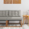 Sofa de milieu extérieur Bois d'Acacia Massif Naturel 554381554381