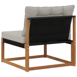 Sofa de milieu extérieur Bois d'Acacia Massif Naturel 554381554381