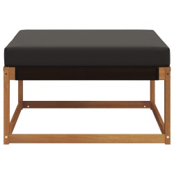 Pouf d'Extérieur Bois d'Acacia Massif Naturel 554382554382