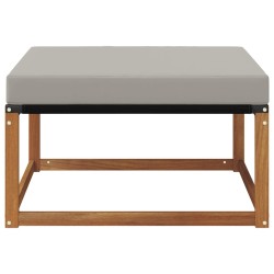 Pouf d'Extérieur Bois d'Acacia Massif Naturel 554392554392