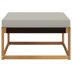 Pouf d'Extérieur Bois d'Acacia Massif Naturel 554392554392