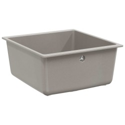 Évier Gris 430 x 460 mm 80% Quartz et 20% Résine 554394554394