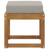 Banc de Tabouret Gris Naturel et Clair 43 x 43 x 37 cm 554399554399