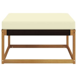 Pouf d'Extérieur Bois d'Acacia Massif Naturel 554405554405