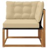 Canapé d'angle extérieur Bois d'Acacia Massif Naturel 554409554409