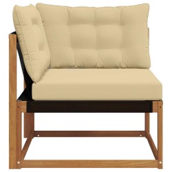 Canapé d'angle extérieur Bois d'Acacia Massif Naturel 554409554409